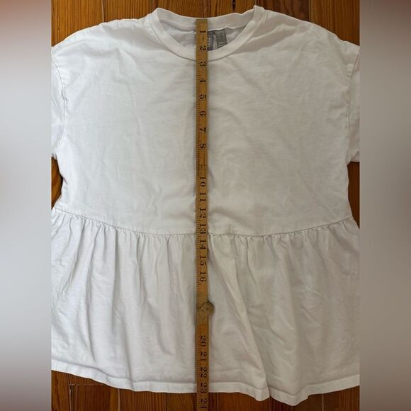 ASOS White Peplum Tshirt - Picture 3 of 4